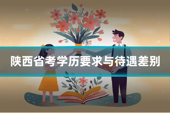 陕西省考学历要求与待遇差别