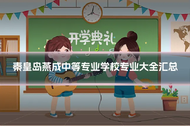 秦皇岛燕成中等专业学校专业大全汇总