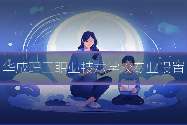 华成理工职业技术学校专业设置