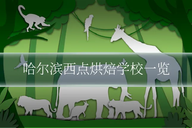 哈尔滨西点烘焙学校一览
