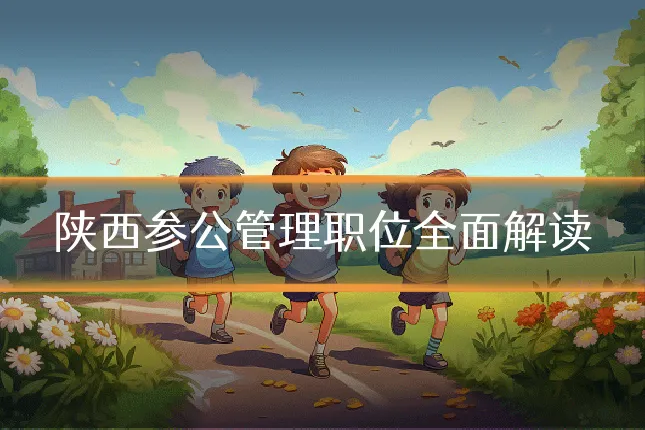 陕西参公管理职位全面解读