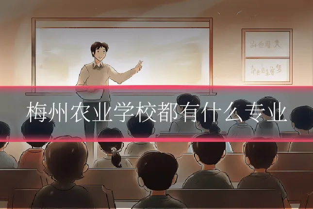 梅州农业学校都有什么专业