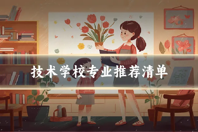 技术学校专业推荐清单