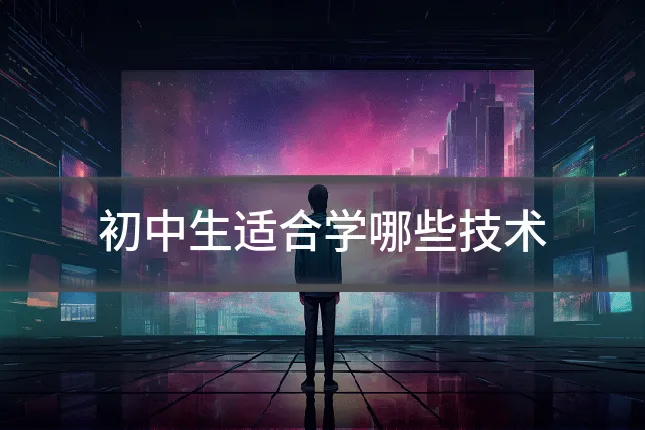 初中生适合学哪些技术