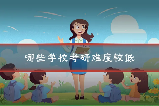 哪些学校考研难度较低