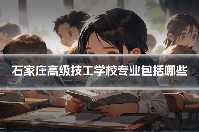 石家庄高级技工学校专业包括哪些