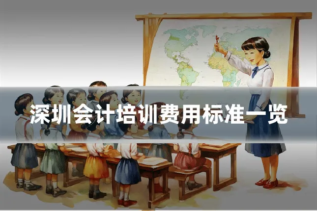 深圳会计培训费用标准一览