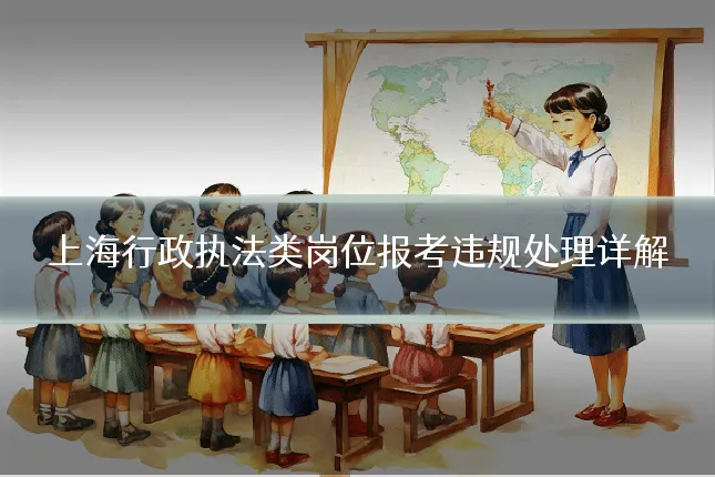 上海行政执法类岗位报考违规处理详解