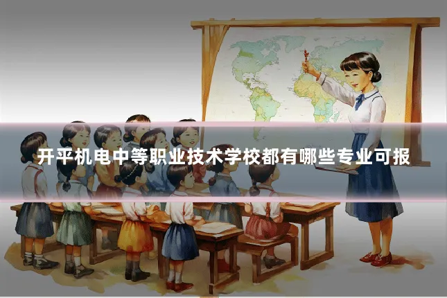 开平机电中等职业技术学校都有哪些专业可报