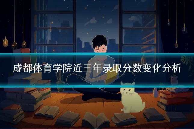 成都体育学院近三年录取分数变化分析