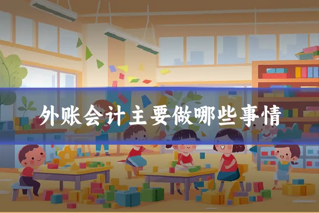 外账会计主要做哪些事情