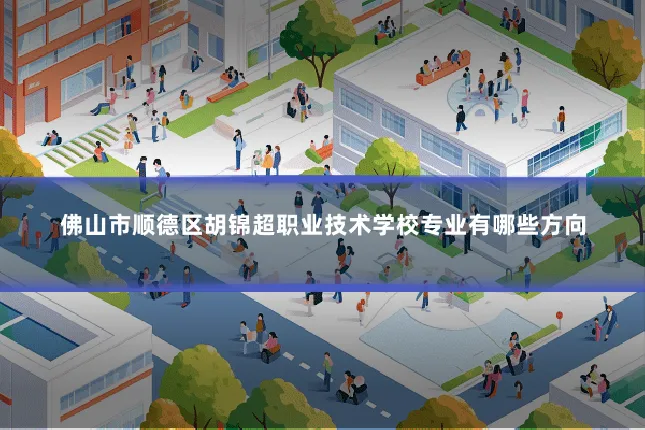 佛山市顺德区胡锦超职业技术学校专业有哪些方向
