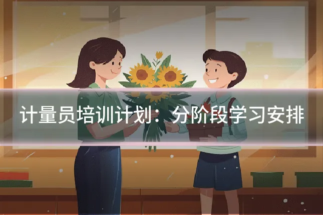 计量员培训计划：分阶段学习安排