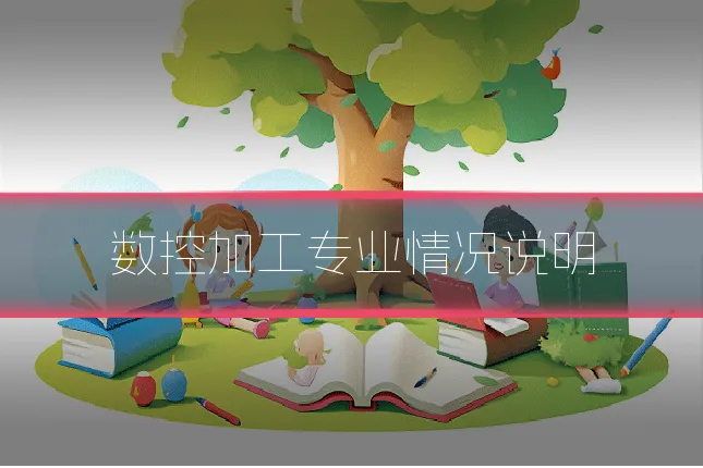 数控加工专业情况说明