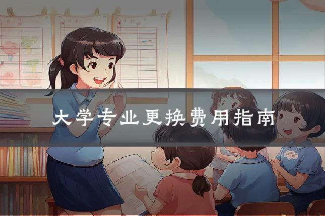大学专业更换费用指南