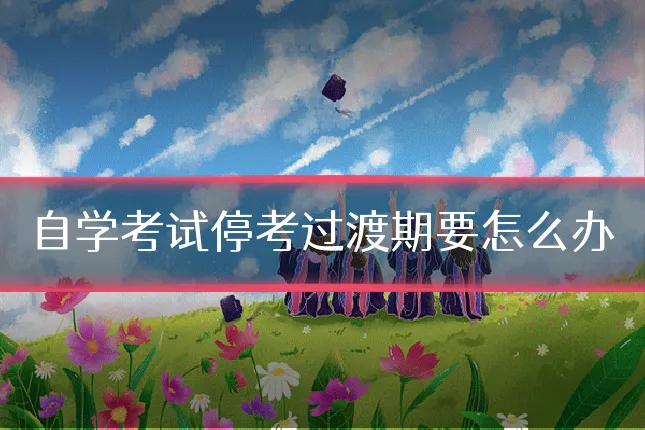 自学考试停考过渡期要怎么办