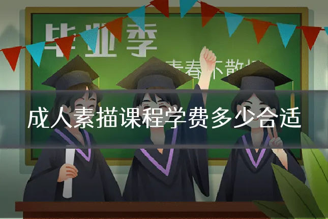 成人素描课程学费多少合适