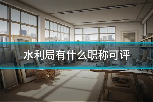 水利局有什么职称可评