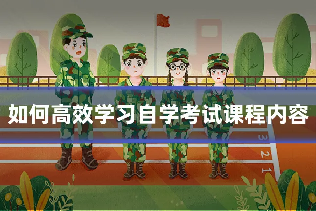 如何高效学习自学考试课程内容