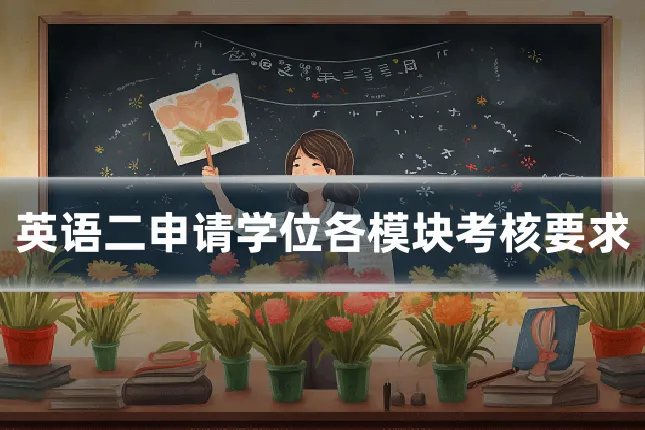 英语二申请学位各模块考核要求