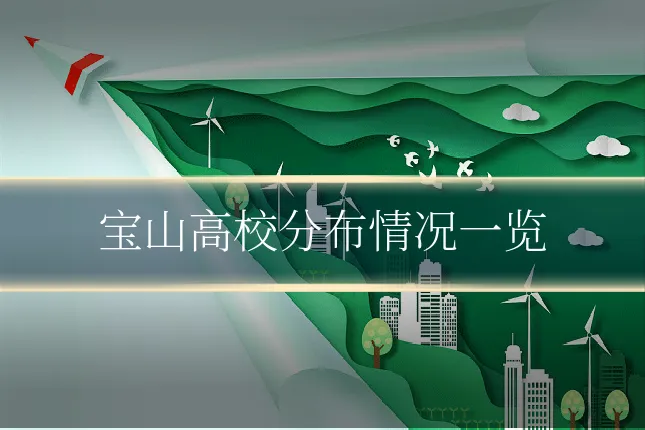 宝山高校分布情况一览