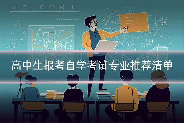高中生报考自学考试专业推荐清单