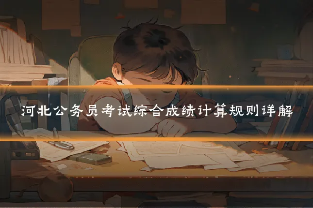 河北公务员考试综合成绩计算规则详解