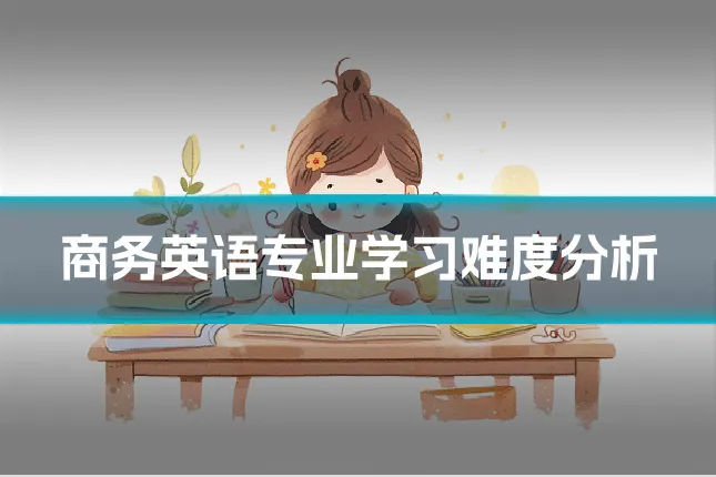 商务英语专业学习难度分析