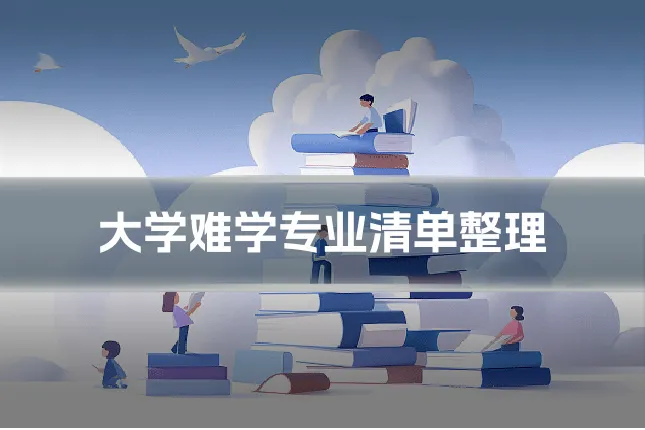 大学难学专业清单整理