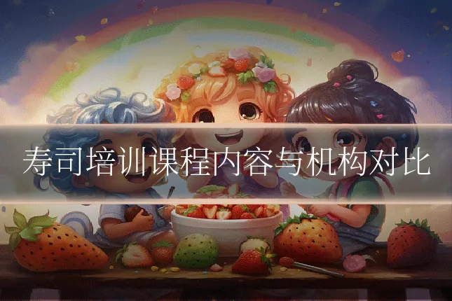 寿司培训课程内容与机构对比