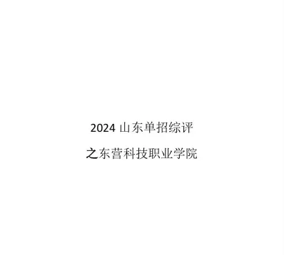 东营科技职业学院