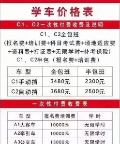 驾校学费