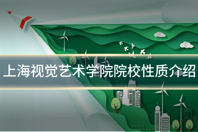 上海视觉艺术学院院校性质介绍
