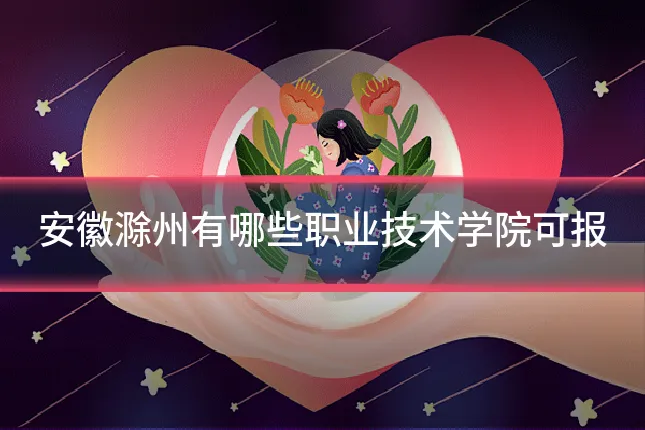 安徽滁州有哪些职业技术学院可报