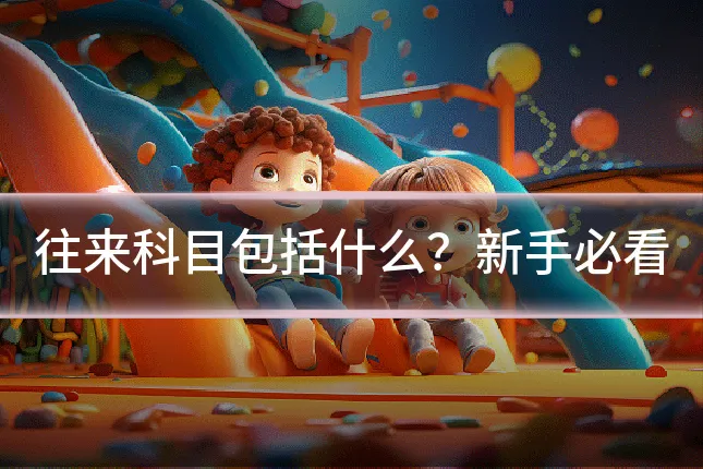 往来科目包括什么？新手必看