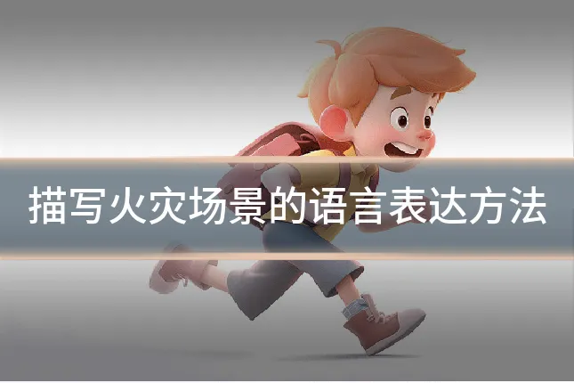 描写火灾场景的语言表达方法