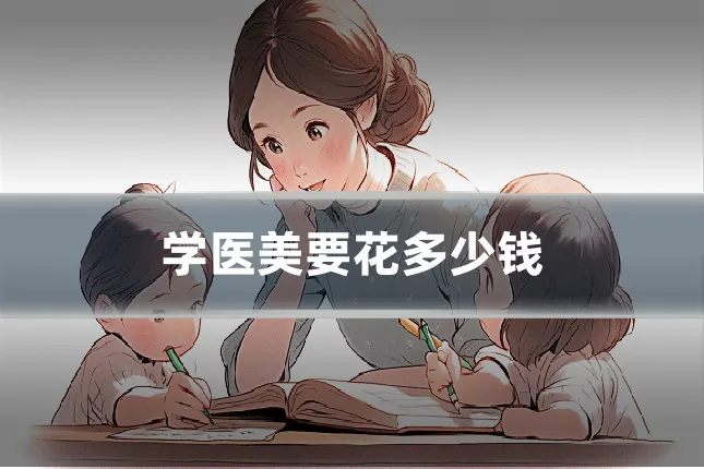 学医美要花多少钱