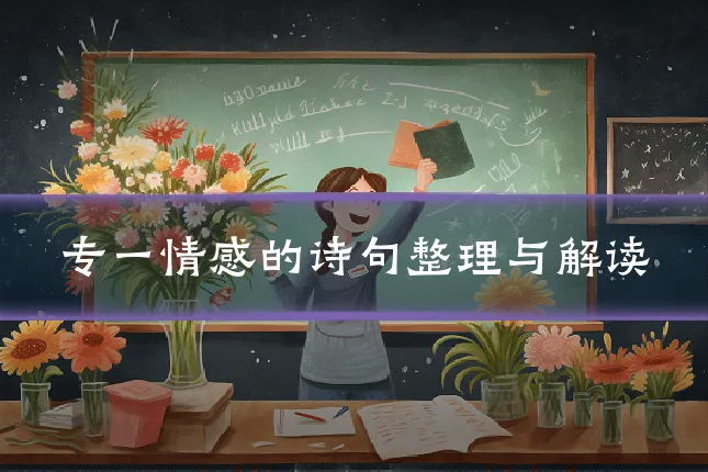 专一情感的诗句整理与解读