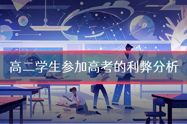 高二学生参加高考的利弊分析