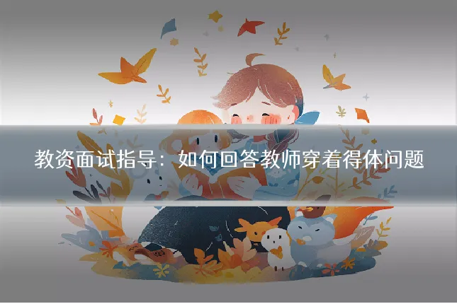 教资面试指导：如何回答教师穿着得体问题