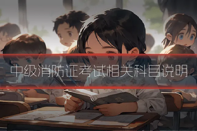 中级消防证考试相关科目说明