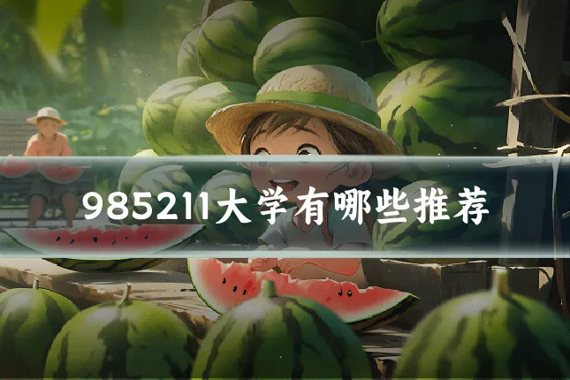 985211大学有哪些推荐