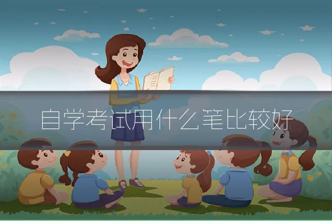 自学考试用什么笔比较好