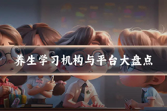 养生学习机构与平台大盘点