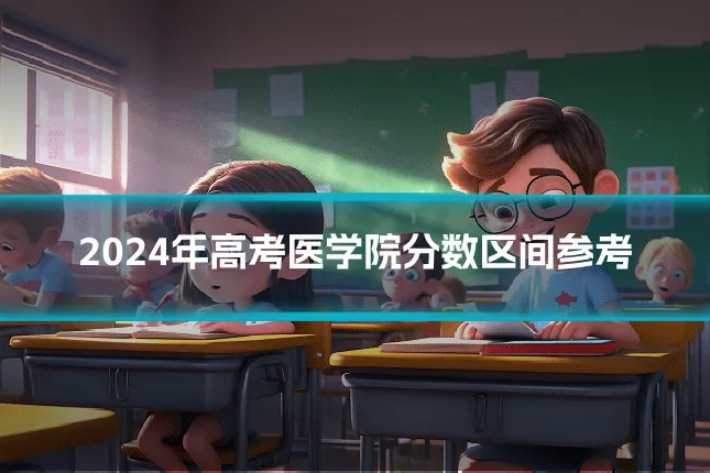 2024年高考医学院分数区间参考