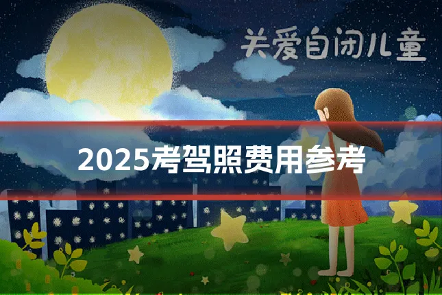 2025考驾照费用参考