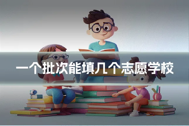 一个批次能填几个志愿学校