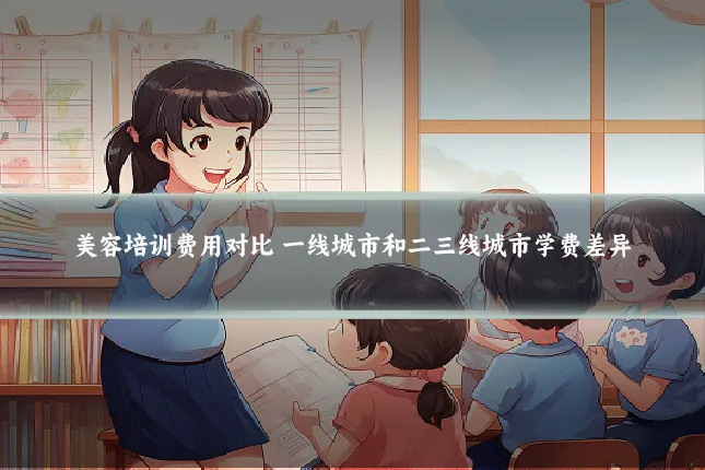 美容培训费用对比 一线城市和二三线城市学费差异