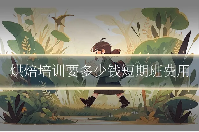 烘焙培训要多少钱短期班费用