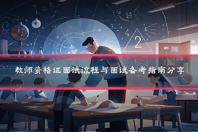 教师资格证面试流程与面试备考指南分享